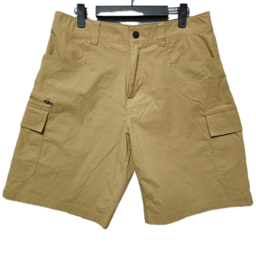 Orvis Khaki Tech Cargo‎ Shorts Size 32 Lightweight Hiking Camping Comfort Waist